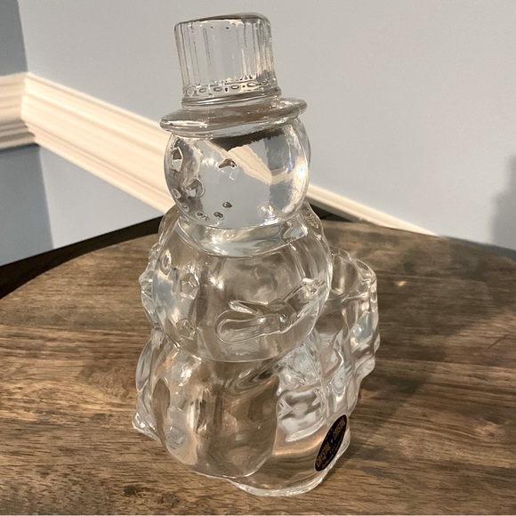 CHRISTMAS BLACK FRIDAY 2025 CRYSTAL Snowman Tea Light Holder - Picture 3 of 4